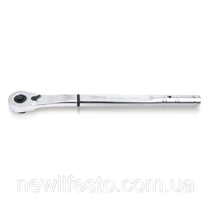 Тріскачка з храповим механізмом 3/4" 510мм TOPTUL 120 зубців CHHW2451, фото 1