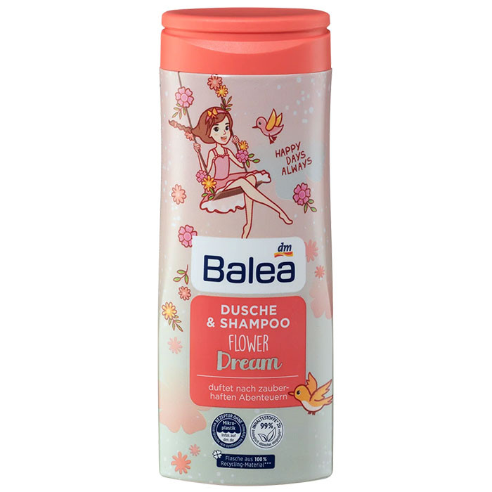 Шампунь гель для душу Balea Flower Dream 2в1 дитячий  300 мл