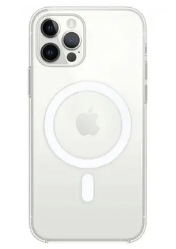 Прозорий протиударний чохол для iPhone 12 | 12 Pro з MagSafe, прозорий (KG-6235)