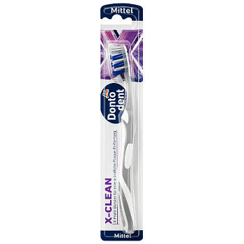Зубна щітка Dontodent X-clean Mittel середня 1 шт