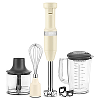 Блендер занурювальний KitchenAid з аксесуарами кремовий 5KHBV83EAC