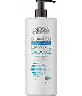 Шампунь Баланс для всех типов волос jNOWA Professional Balance Shampoo 1000 мл