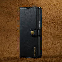 Магнітний чохол - книжка + бампер (2 в 1) від DG.MING для Samsung Galaxy S23, чорний