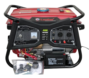Генератор Luotian R4500А на 4,5 кВт однофазний мідна обмотка зі стартером