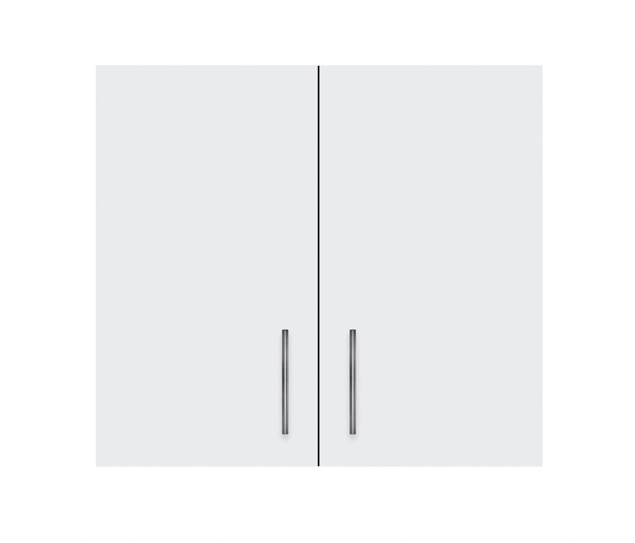 Навісна шафа закрита (двохдверна) ЛЮКС ширина 800 МАКСІ-МЕбель Дуб сонома/Білий гладкий (72010), фото 1