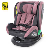 Детское автокресло (+0-1-2-3, 0-36 кг, isofix, поворот 360) El Camino i-TRUST PLUS ME 1081-1 Pale Pink Розовый