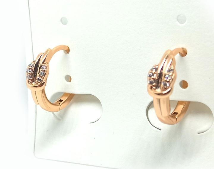 Сережки біжутерія жіночі медична сталь, фото 1