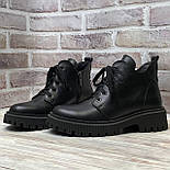 Жіночі класичні черевики на шнурках, фото 3