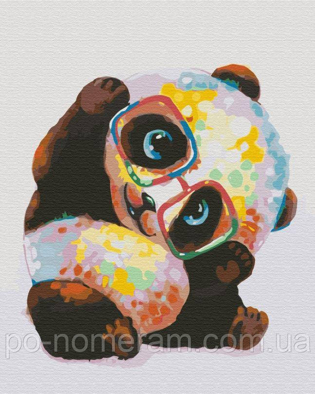 Картина за номерами BrushMe Веселкова панда (BS52172) 40 х 50 см