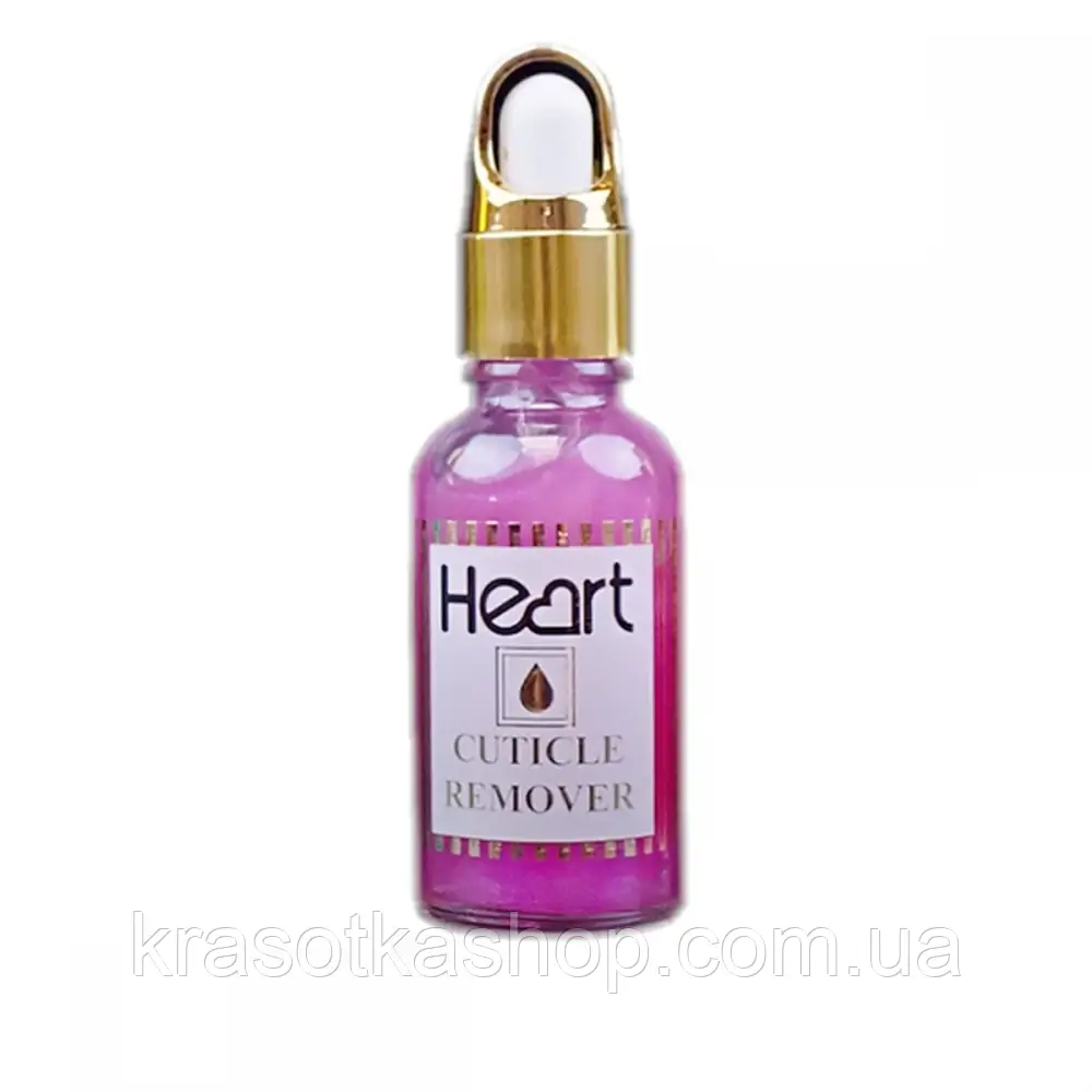 Ремувер кислотний для видалення кутикули Heart Pink, 30 мл