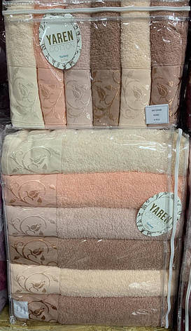 Махрові рушники Yaren Cotton Turkey, фото 4