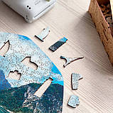 Середній Фігурний Дерев'яний Пазл Woods Story Альпійський пейзаж L, фото 4