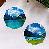 Середній Фігурний Дерев'яний Пазл Woods Story Альпійський пейзаж L, фото 8