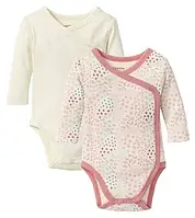 Дитяче боді з довгим рукавом Lupilu 62-68 для дівчинки