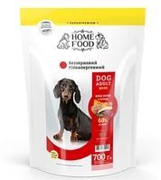 Корм для собак  Home Food  Dog Adult  Mini Беззерновий гіпоалергенний м'ясо качки з нутом 700 гр