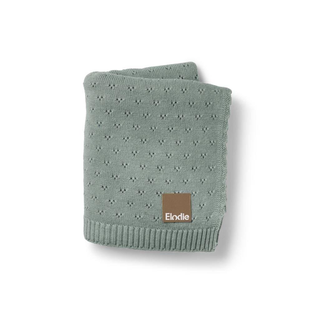 Elodie Details - Плед Pointelle 75х100 см - Pebble Green