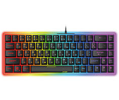 Клавіатура 2E GAMING KG345 RGB Transparent (2E-KG345TR)