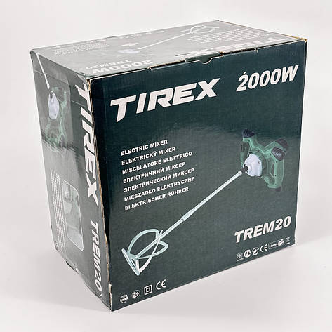 Міксер будівельний TIREX TREM20 2000W, фото 3