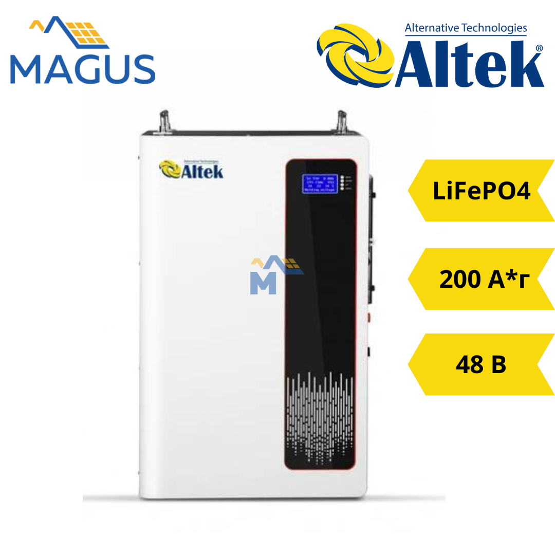 Акумуляторна батарея LiFePO4 Altek Atlas В3 51.2В 10.24 кBт