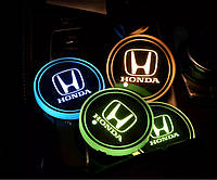 Подсветка подстаканника с логотипом автомобиля HONDA