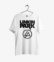 Біла футболка Linkin Park Лінкін Парк білі футболки унісекс