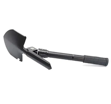 Туристична складана лопата Shovel з чохлом 4 в 1 з чохлом, чорна, фото 6