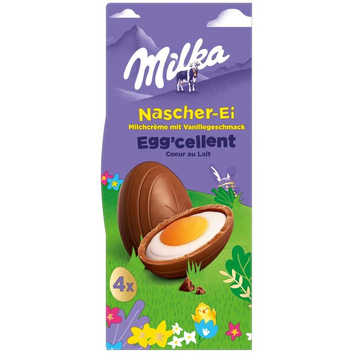 Шоколадні яйця Milka Nascher-Ei Egg`cellent 124g