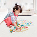 Набір серії Play Bio" - Для занять мозаїкою Quercetti Fantacolor Baby (фішки (21 шт.) + дошка)" 84405-Q, фото 3