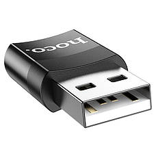 Перехідник (адаптер) Hoco UA17 USB - Type-C Чорний (UA17-TypeC), фото 5