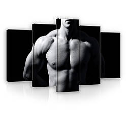 Модульна картина на полотні 100x60 см чоловік (PS12681S17) Найкраща якість