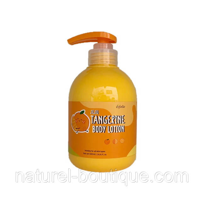 Лосьйон для тіла Esfolio JEJU Tangerine з екстрактом мандарина 500 мл