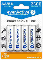 EverActive 2600 mAh у блістері - Professional Line. Високоємні. (AA). Ціна за уп. 4 шт.