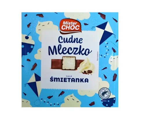 Цукерки Шоколадні Пташине Молоко Mister Choc Cudne Mleczko Smietanka Вершкові 380 г Німеччина