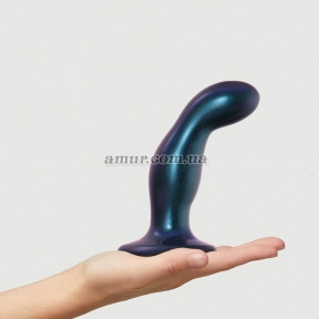 Дилдо Strap-On-Me Dildo Plug Snaky Metallic Blue, розмір M