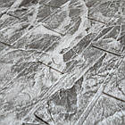 Самоклеюча 3D панель мармур чорний в рулоні 700мм*20м*3мм, фото 3