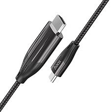 Кабель (перехідник) Hoco UA16 Type-C - HDMI 4K 2 м Чорний/ Сірий (UA16), фото 4