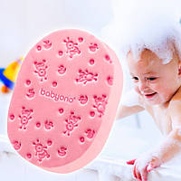 Детская губка для купания Babyono, розовая