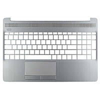 Корпус верхняя крышка для HP 250 255 256 G8 G9, 15-DW 15T-DW 15S-DW 15Z-GW, (Silver, топкейс без тачпада и