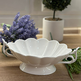 Фарфорова Ваза для фруктів Blanc 25.5 см