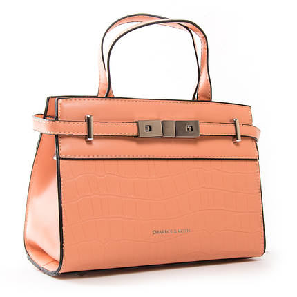 PODIUM Сумка Жіноча Класична віск-шкіра FASHION 01-05 7136 orange, фото 1