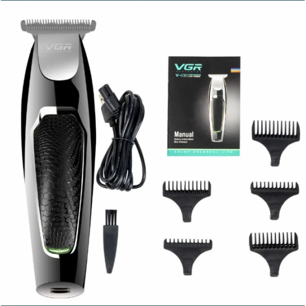 Бездротова акумуляторна машинка для стриження волосся VGR V-030