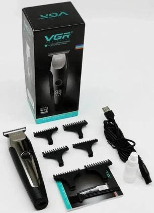 Бездротова акумуляторна машинка для стриження VGR V-059 5 Вт, фото 2