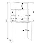 Стіл комп'ютерний LEGA 63, фото 2