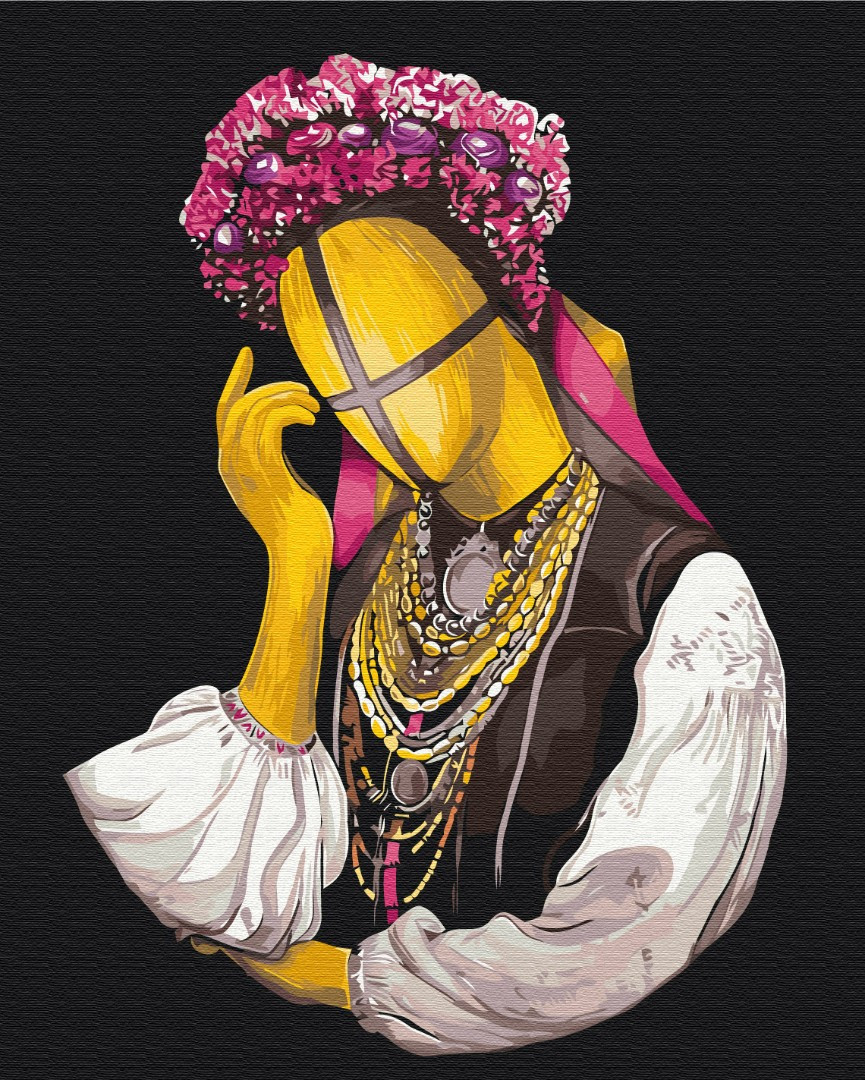 Картина за номерами Оксана ©Valeriya Makarenko 40*50 см Brushme BS 53347 pbn-p