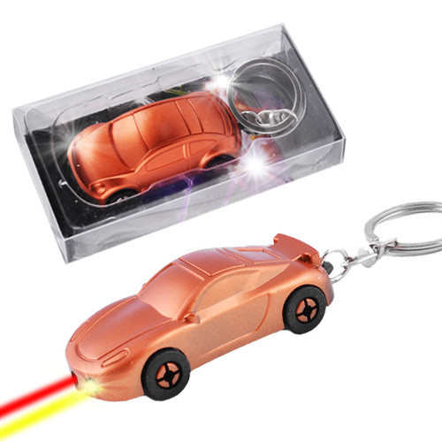 Ліхтар брелок YT1802-2LED, car, лазер, 3xLR1130, Box