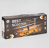 Двоколісний самокат Best Scooter R-04411 Жовтогарячий, фото 6