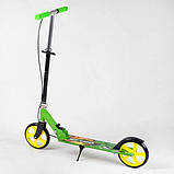 Двоколісний самокат Best Scooter 67788 Зелений, фото 3