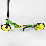 Двоколісний самокат Best Scooter 67788 Зелений, фото 5