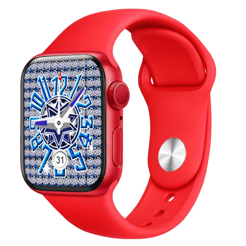 Smart Watch NB-PLUS, бездротова зарядка, red