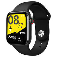 Smart Watch AK99, 44 mm Aluminium, голосовий виклик, black
